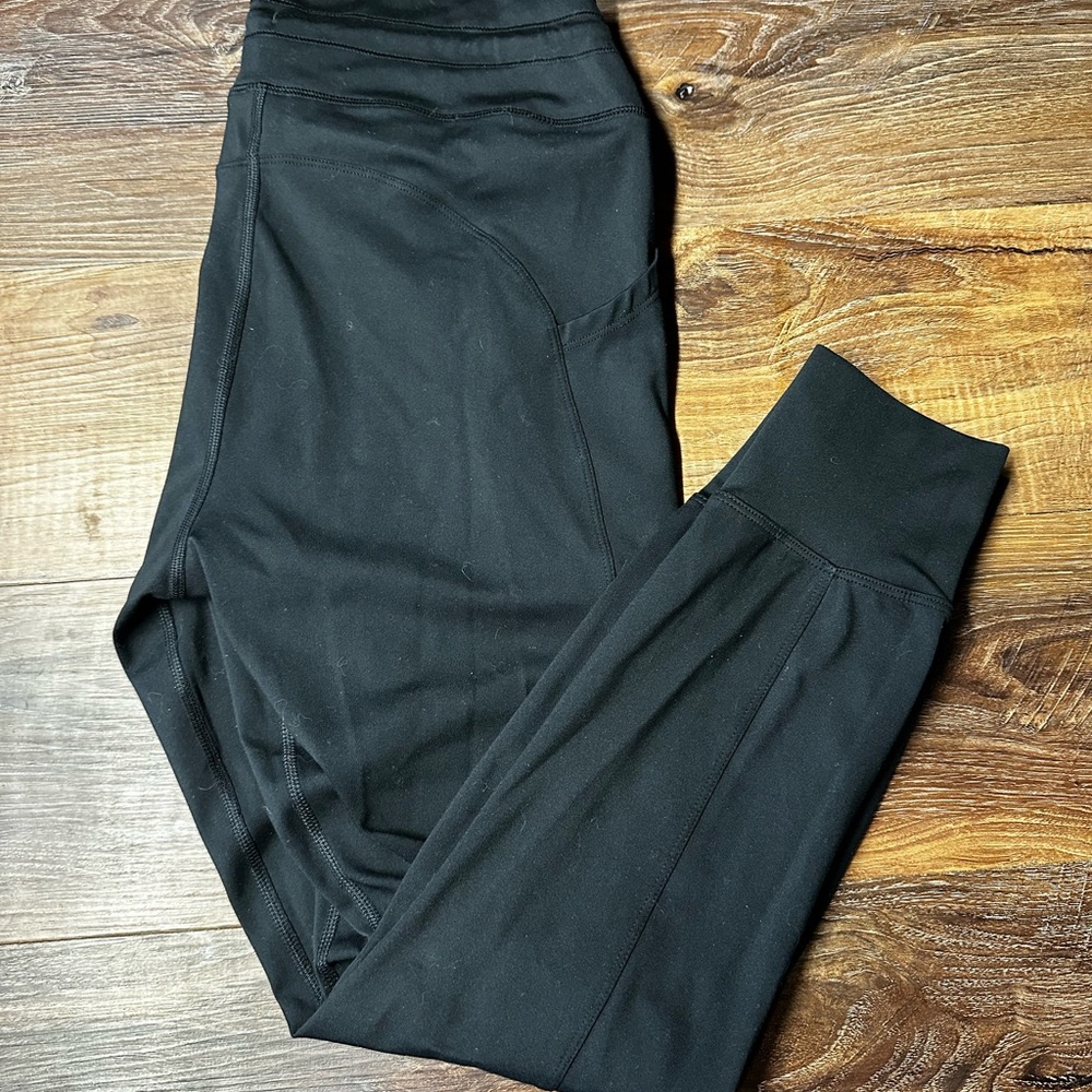 Stretchy black joggers